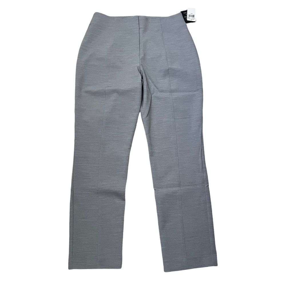 COOPER St Womens Sz 6 Bordeaux Pant Front ZIP Tapered Crop Powder Gray NWT
